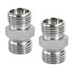 thumbnail image 4 of 2 adaptadores de conexión de 16 mm mm, accesorios hidráulicos, conector de tubería recta con paso total para miniexcavadoras, 4 of 9