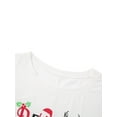 thumbnail image 4 of Qmyliery Women Christmas Sweatshirt, Color Blocking Long Sleeve Round Neck, 4 of 9