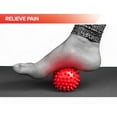 thumbnail image 3 of Spiky Massage Balls for Feet, Back, Hands, Muscles - Firm, Medium and Soft Spiked Massager Rollers for Plantar Fasciitis, Exercise, Neuro-Balance, Physical Therapy, 3-inch, 3 of 9