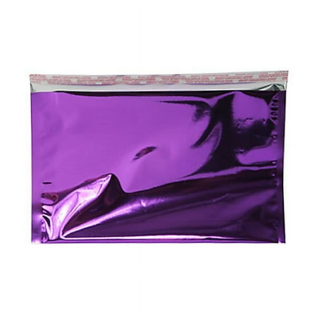 UPC: 0608729149309 | JAM 6 1/8 x 9 1/2 Foil Envelopes  Purple  100/Pack  Peel & Seal