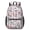 White, variant on Baseballs and Game Terms White 17" School Backpacks for Teens,Waterproof Oxford Fabric,S-Shape Padded Straps for School,Travel,Hiking,Camping