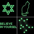 thumbnail image 4 of 2 Hojas de Pegatinas de Pared o Techo de Estrellas Cúpulas 3D que Brillan en la Oscuridad, Brillantes, para Ropa de Cama de Niños o Regalo de Cumpleaños, Hermosas Calcomanías de Pared y Decoraciones, 4 of 6