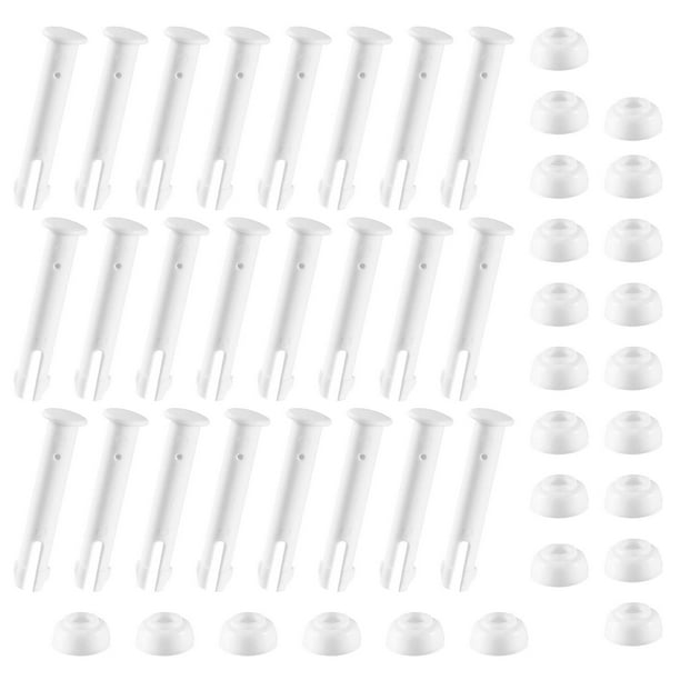 12/24 Pack Plastic Pool Joint Pins & Rubber Seals for Intex 13'24