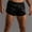 Black, variant on Aueoeo Mens Satin Pajama Shorts Solid Color Sleepwear Casual Silkys Pajama Shorts Elastic Waist Sleepwear Pajama Short Pants