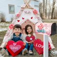thumbnail image 6 of Valentine''s Day Mailbox Covers Magnetic Letter Post Box Cover Wrap Garden Yard Home Decor Outdoor Yard Farmhouse Home Mailbox Cover Magnetic Standard 21L X 18W (Valentine''s Day 71), 6 of 6