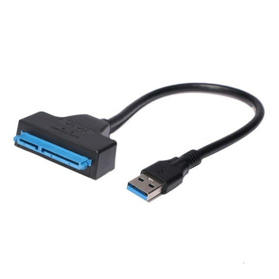2.5 Inch SATA to USB 3.0 Adapter Cable 2.5 Inch Hard Drive Converter Cable 20cm for SSD & HDD High Speed Data Transfer