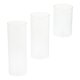 thumbnail image 4 of 3 portavelas de vidrio transparente para velas votivas, portavelas cilíndricos., 4 of 5