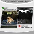 thumbnail image 2 of SEANATIVE Car Trunk Mat All Weather Protection Cargo Liner with Non-Slip Backing, Pet-Friendly Scratch-Resistant Auto Accessories for SUV Truck Van, Starry Night Water Lily Pattern, 2 of 3