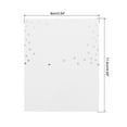 thumbnail image 2 of Unique Bargains 20pcs Place Cards, Line Border Printable Place Name Cards for Table Setting Wedding, White Silver Dots, 2 of 6