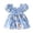 910Blue1909, variant on Rggeeun Baby Toddler Girls Print Princess Dress With Ruffled Hem Summer Casual Party Dresses Relaxed Fit O-Neck Sundress