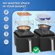 thumbnail image 4 of Accesorios para freidora de aire compatibles con cesta doble, freidora de aire antiadherente con bandeja para Pizza, rejilla para brochetas, Mol para morder huevos, 4 of 5