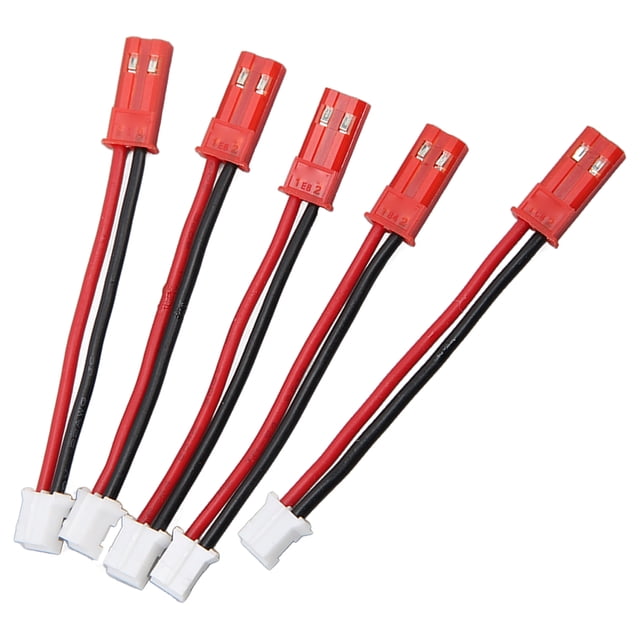 Cable De Extensión De Batería RC, Cable Adaptador Estable Y Confiable Macho A Macho PH2.0 2P A JST Que Mejora El Rendimiento Para Vehículos Con Orugas RC 1/24