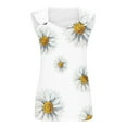 thumbnail image 4 of LYXSSBYX Tank Tops for Women Clearance Women's Printed Round Neck Casual Printed Sleeveless Suspender Top, 4 of 4