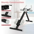 thumbnail image 4 of Goplus Adjustable Abdominal Trainer with Elbow Support Knee Protection and LCD Monitor Black, 4 of 10