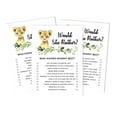 thumbnail image 1 of Inkdotpot Baby Cheetah Jungle Animals Who Knows Mommy BestBaby Shower GameCards FunActivity Cards Set Of 50Party Theme, 1 of 1