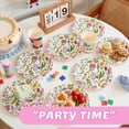 thumbnail image 4 of DTFMZOV 50pcs Wildflower Party Paper Plates 8.5 Inch, Disposable Floral Cake Dessert Plates for Spring Summer Picnic Wedding Baby Shower Birthday Tea Party Supplies, 4 of 9