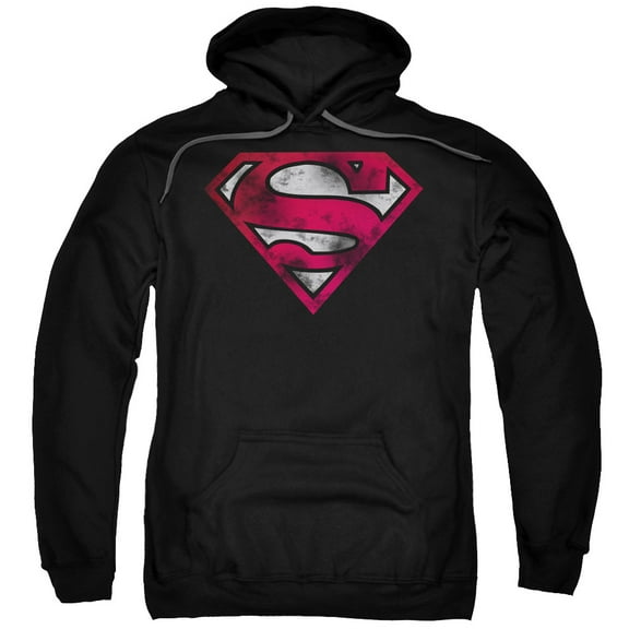 Superman - War Torn Shield - Pull-Over Hoodie - X-Large