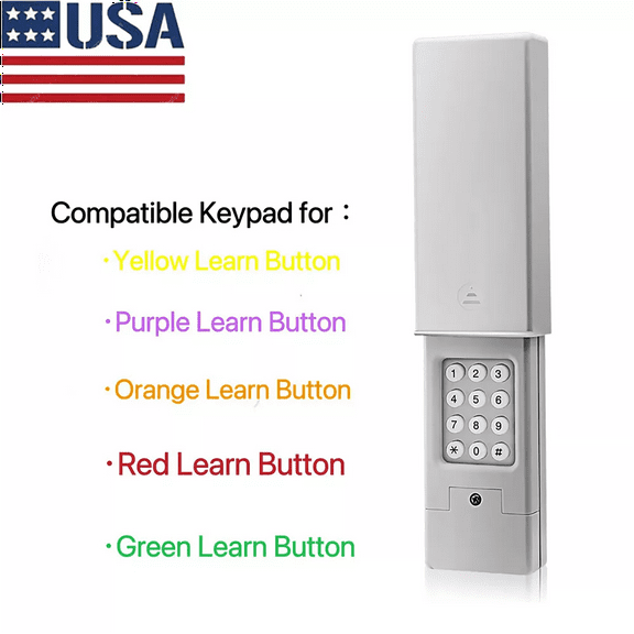 Universal for Chamberlain KLIK2U-P2 Garage Door Wireless Keypad Opener