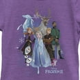 thumbnail image 2 of Girl's Frozen 2 Character Shot Graphic Tee Purple Berry Large, 2 of 4
