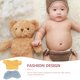 thumbnail image 3 of juego de ropa delicada de oso, camisa y pantalones para disfrazarse, adorable disfraz de oso para niñas, ropa de muñeca reutilizable para niños, 3 of 8