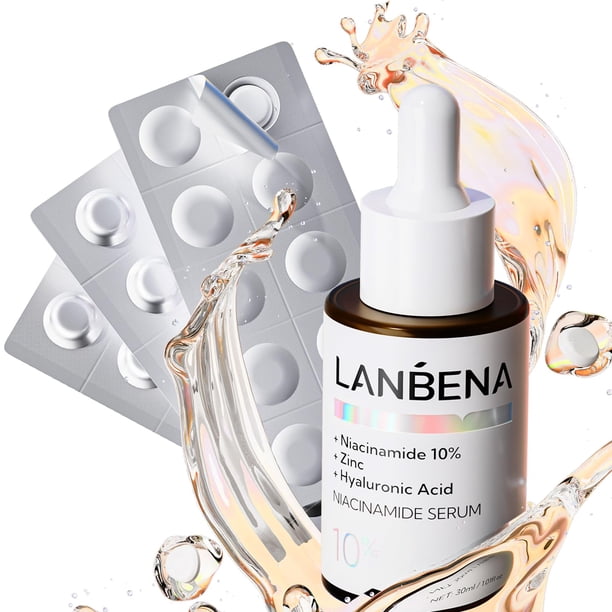 Serum LANBENA, revolucionario comprimido de vitamina C para rostro, 30 ml