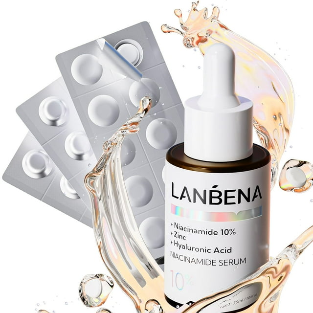 Serum LANBENA, revolucionario comprimido de vitamina C para rostro, 30 ml