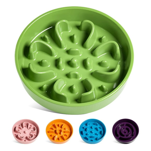 Cuencos para perros con alimentación lenta LE TAUCI, cerámica, 350 ml, para perros