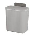 thumbnail image 4 of tredstone Cabinet Door Countertop Kitchen Waste Compost Bin Multifunctional Holder for Efficient Waste Management Grey 9L 1Set, 4 of 6