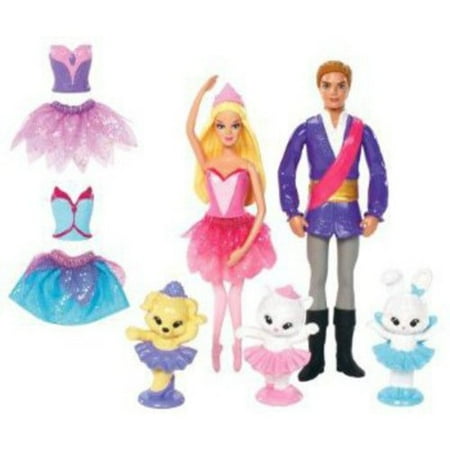 Barbie Pink Shoes Small Doll Gift Set