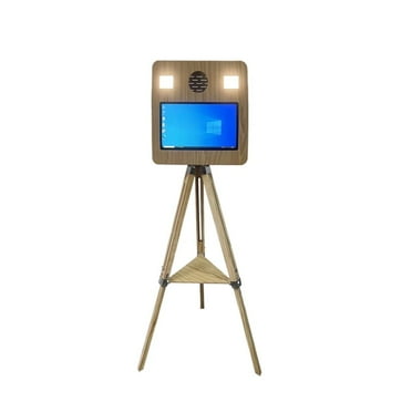 FASHINN360 Tripod Photo Booth - 15.6" Touchscreen Windows OS - Real Wooden Stand and like wooden box design