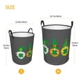 thumbnail image 5 of Fotbe Spring St Patrick’S Day Irish Gnomes Laundry Basket with Handles, Waterproof Large Laundry Hamper, Wash Bag for Corner Dorm, Rolling Laundry Basket with Handles-Medium, 5 of 8