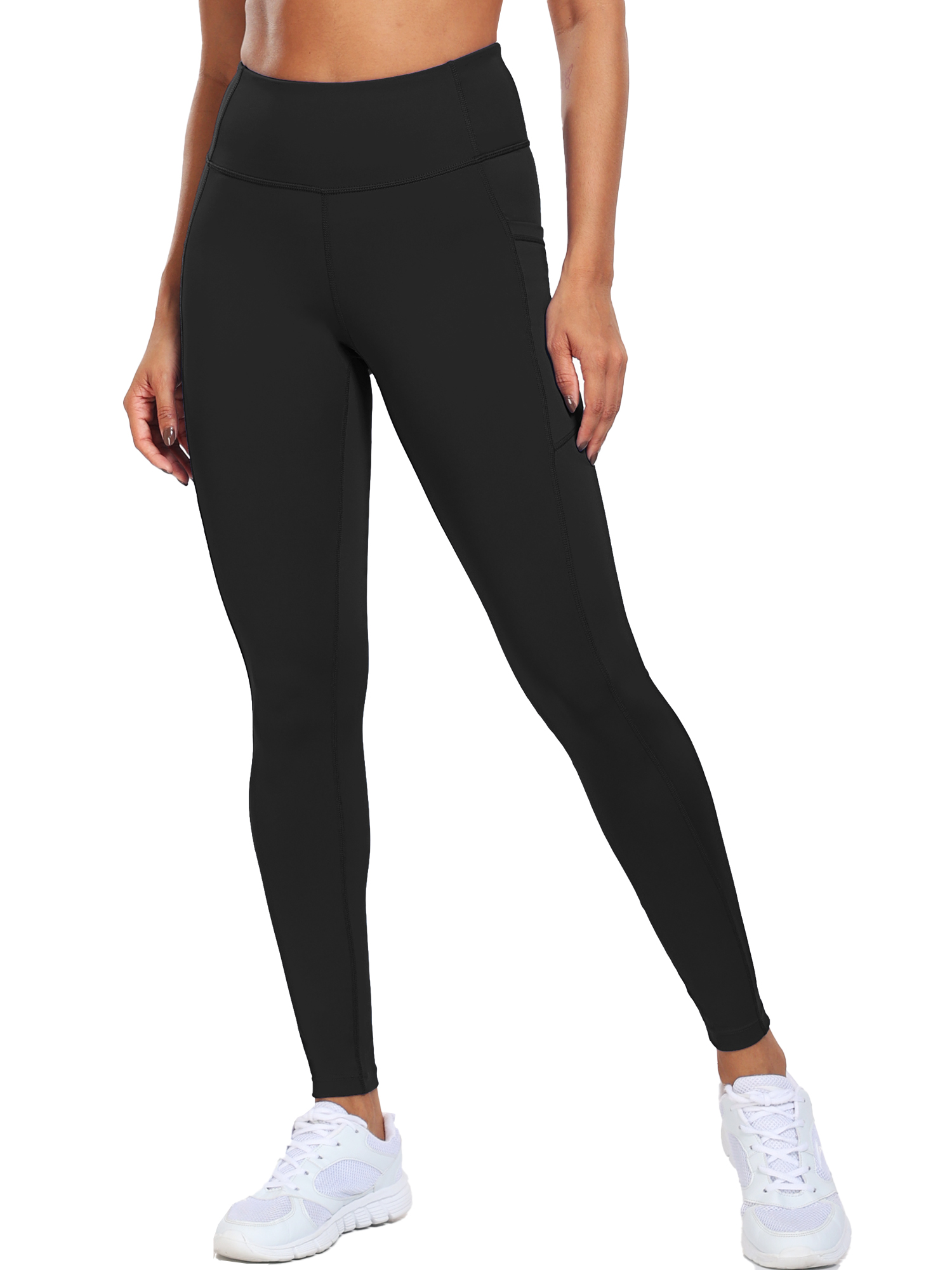 Neleus Women's High Waist Ankle Yoga Leggings, Black photo 2
