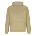 thumbnail image 6 of GERsome Men's Sherpa Hoodie Pullover Winter Thick Warm Fleece Lined Hoodies Athletic Sweatshirts with Kangaroo Pouch Pocket S-3XL, Khaki/XXL, 6 of 8