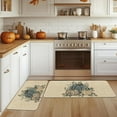 thumbnail image 5 of Fall Blue Pumpkin Welcome Doormat Eucalyptus Door Mats 17 x 29 Inch, Autumn Seasonal Farmhouse Non-Slip Entrance Mat Low Profile Front Doormats Kitchen Floor Rug Decor for Indoor Outdoor, 5 of 6