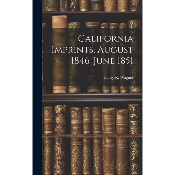 California Imprints, August 1846-June 1851 (Hardcover)