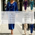 thumbnail image 3 of Sentmoon Fall Wedding Guest Dress Solid Color Long Sleeve Sun Dresses for Women Relaxed Fit Womens Casual Dress for Work and Weekend, 3 of 5