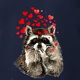 thumbnail image 3 of CafePress - Raccoon Blowing Kisses Cute An Long Sleeve T Shirt - Mens Hooded Shirt, 3 of 3