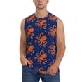 thumbnail image 1 of Fotbe Octopus Men's Camiseta sin Mangas Estampada para Hombres, Playera Casual para Gimnasio, Entrenamiento, Playa-XX-Large, 1 of 7