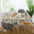 thumbnail image 5 of Yayeee Tablecloths for Rectangular Tables 54 x 54 inch Party Table Cover, Animals in A Forest Pattern, 5 of 6