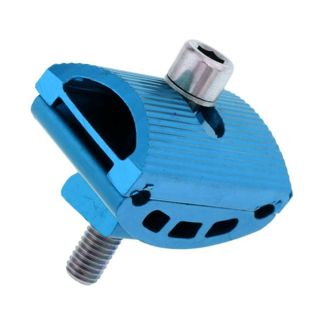 Dalazy Seat Post Clamp Bike Cycling Tube Clip Single Rod Head Parts Blue