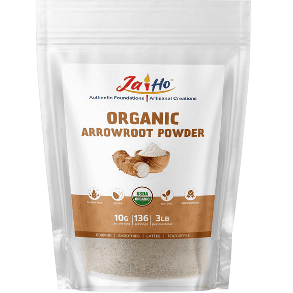 Jai Ho Arrowroot Powder USDA Organic Gluten-Free 3 lbs