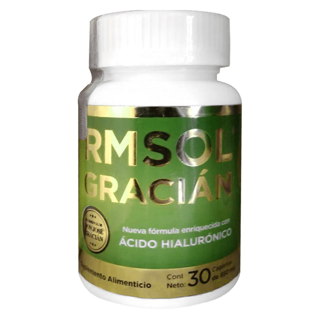 Rmsol Gracian con Extracto de Cúrcuma, Cartílago de Tiburón y Ácido hialurónico DON JOSÉ GRACIAN Rmsol Gracian Con ácido hialurónico
