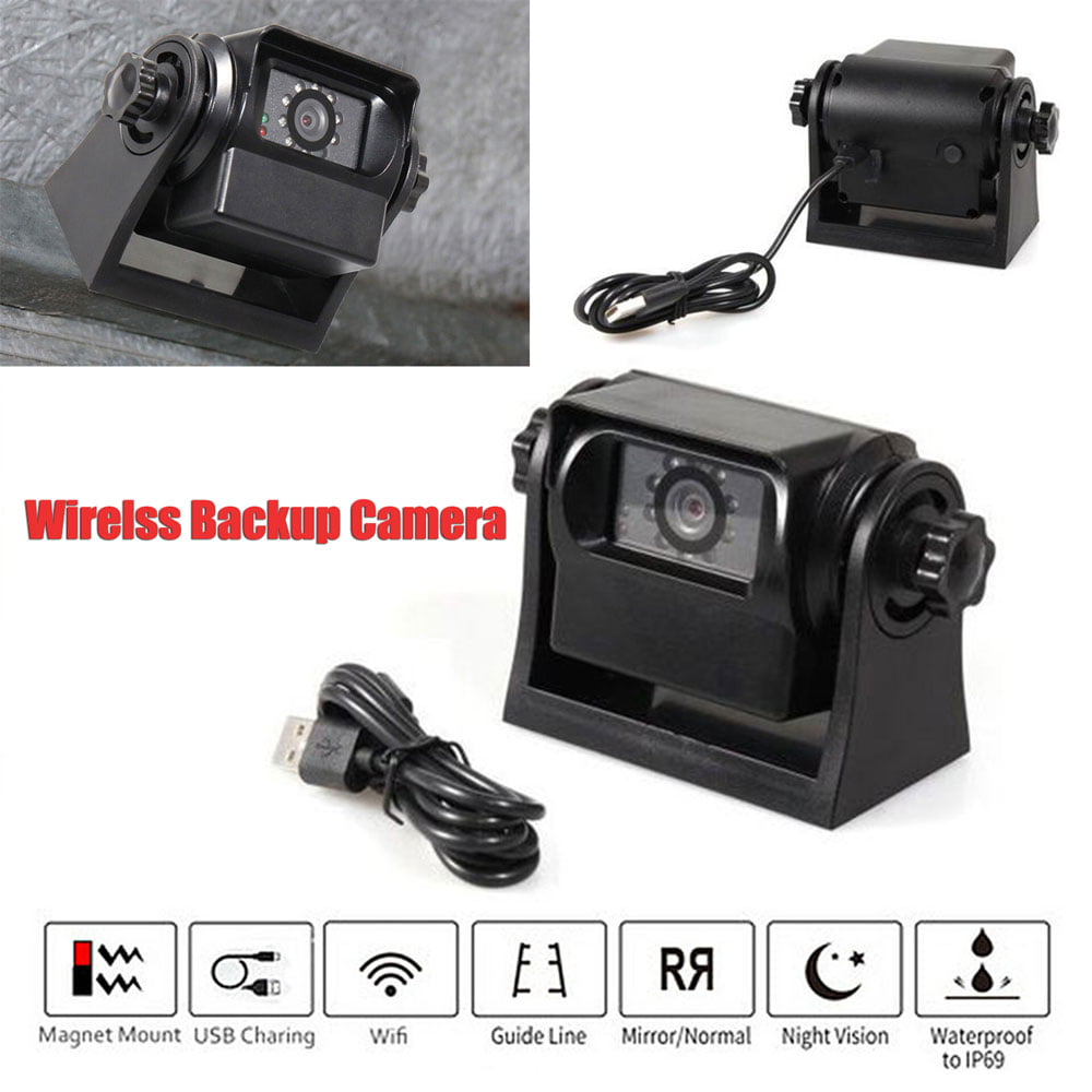 New Wireless Rearview Backup Trailer/Hitch Camera Waterproof Night Vision HD 