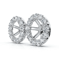 thumbnail image 4 of Pompeii 7/8Ct Diamond Earring Jacket 14k Gold Fits 6-6.5mm round stone Lab Grown, 4 of 6