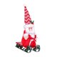 thumbnail image 3 of Adorno navideño, Exhibición navideña, Decoración navideña Trineo de Papá Noel Sombrero tejido, 3 of 9