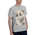 thumbnail image 2 of Bingfone Flying Butterflies-1 Men'S Loose Fit Short-Sleeve Pocket T-Shirt, 2 of 7