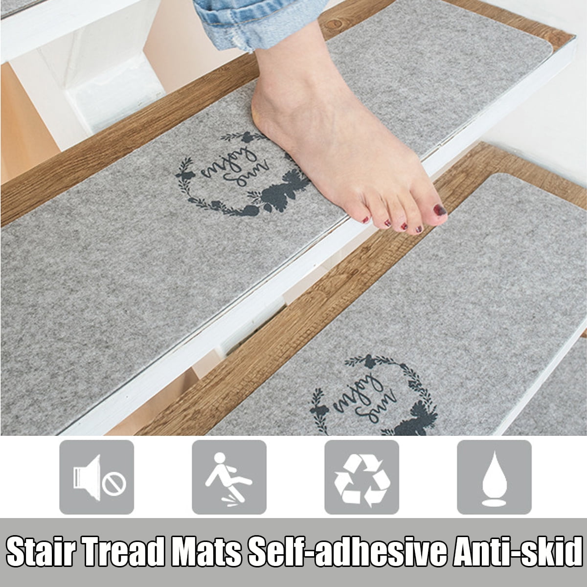 Stair Tread Mats Non Slip Carpet Stair Tread Mats Floor Mats Step Mats Walmart Canada