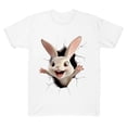 thumbnail image 5 of QUNYINEY Short Sleeve Women Shirts Pullover Crew Neck Easter Casual Tops Loose Women's Tops, 5 of 5
