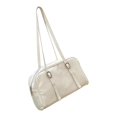 thumbnail image 3 of Segolike PU Leather Women's Shoulder Bag Underarm Bag Female Hobo Bag Elegant Ladies Purses Tote Bag for Travel Outdoor Commute Office White, 3 of 7