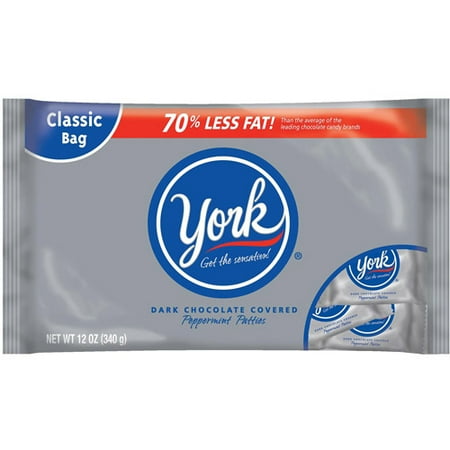 York Dark Chocolate Covered Peppermint Patties, 12 Oz